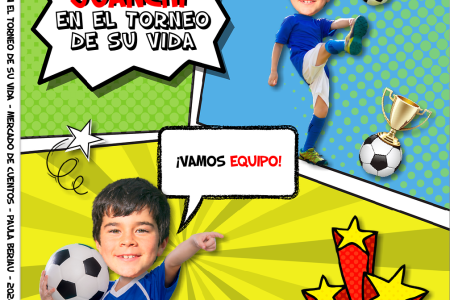 Cuento personalizado de fútbol